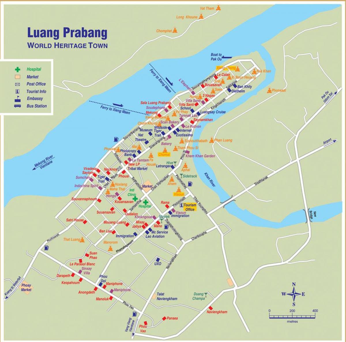 რუკა luang prabang ლაოსი 