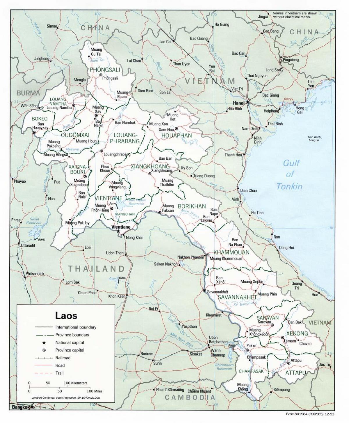 ლაოსი რუკა ქალაქებში
