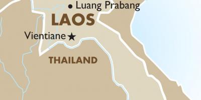 რუკა დედაქალაქში ლაოსი 