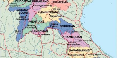 ლაოსი პოლიტიკური რუკა