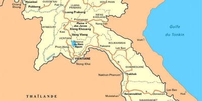 დეტალური რუკა ლაოსი