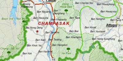 რუკა champasak ლაოსი