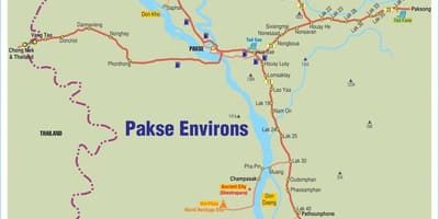 რუკა pakse ლაოსი
